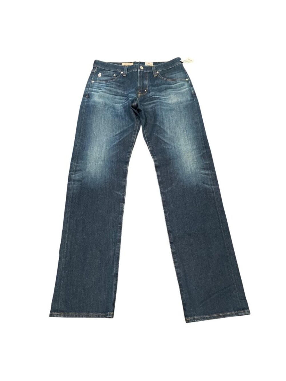 AG Adriano Goldschmied Graduate Tailored Leg Jean 32x32 Dark Distressed Faded